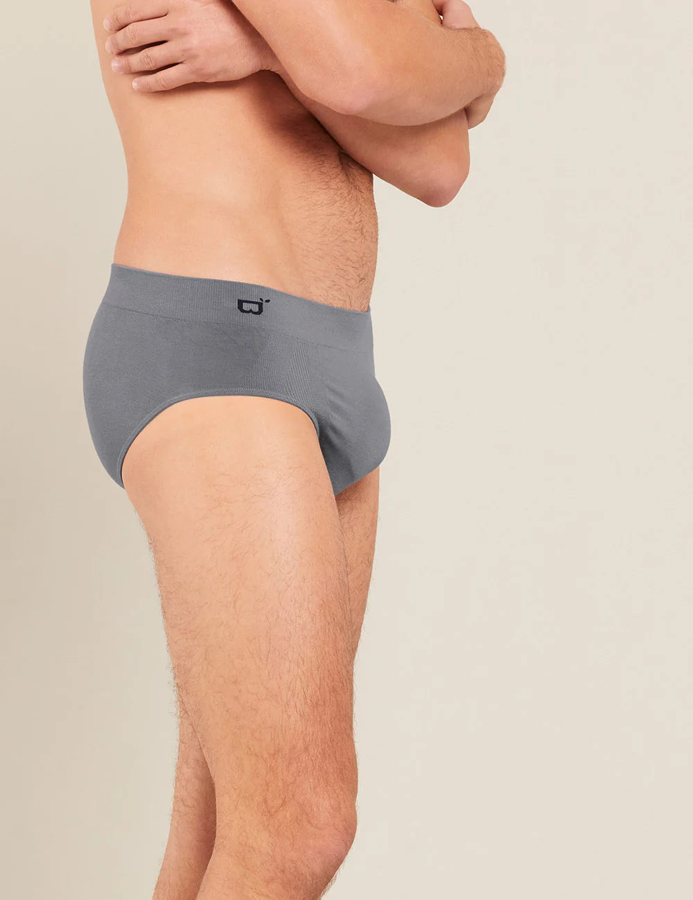 Men's Seamfree Briefs - Black - Image 25