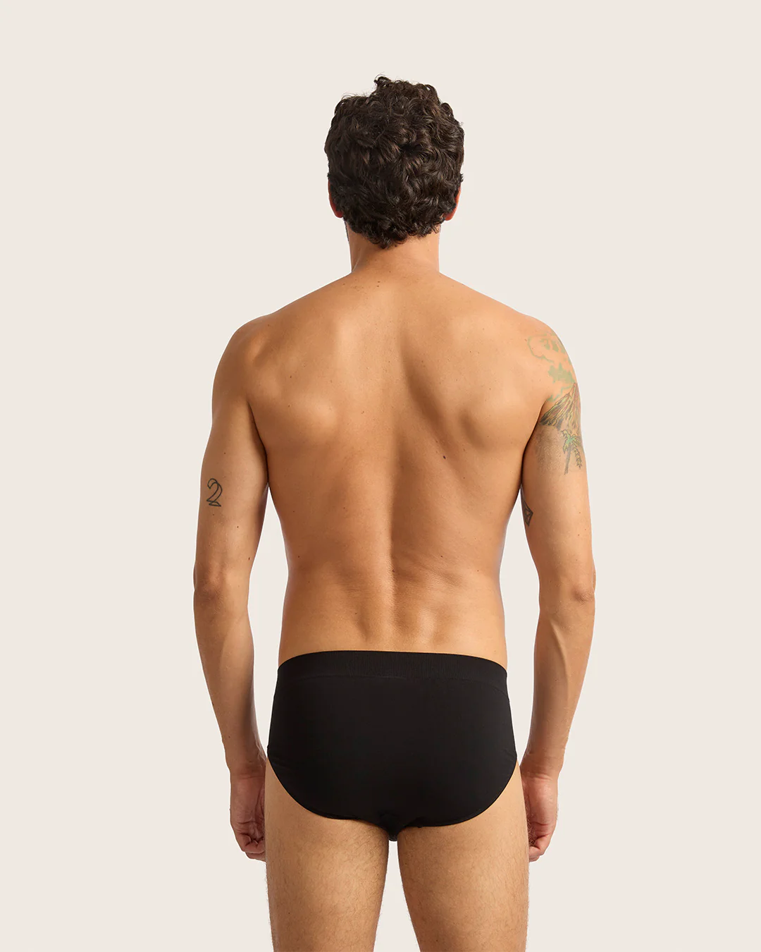 Men's Seamfree Briefs - Black - Image 51