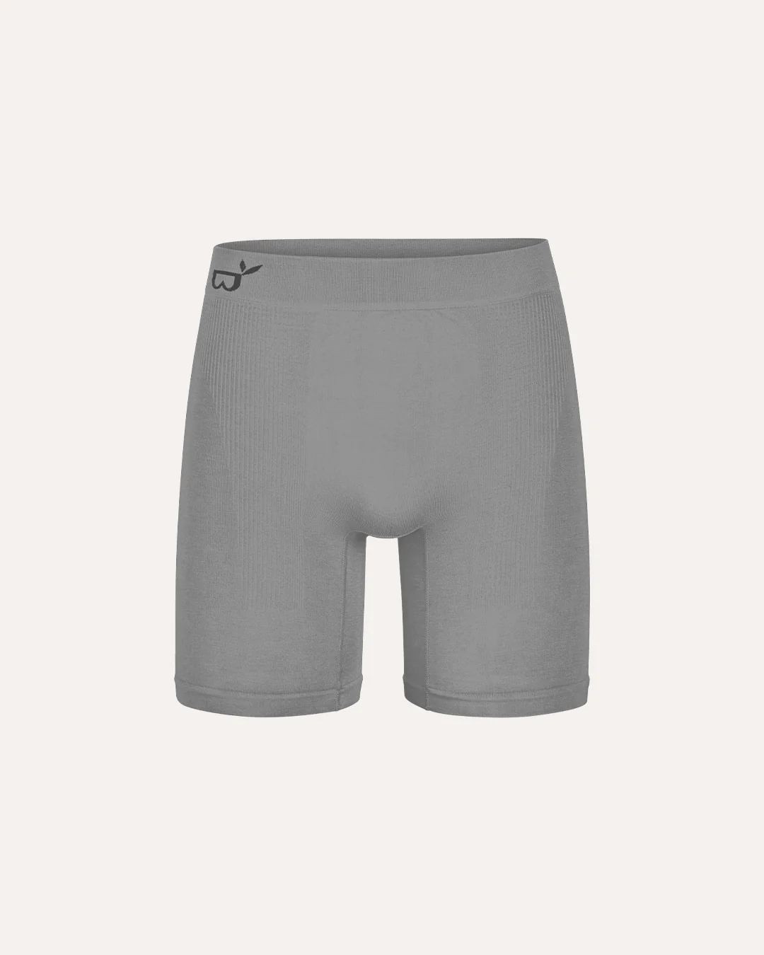 Men's Seamfree Mid-Length Boxer Briefs - Charcoal - Image 9