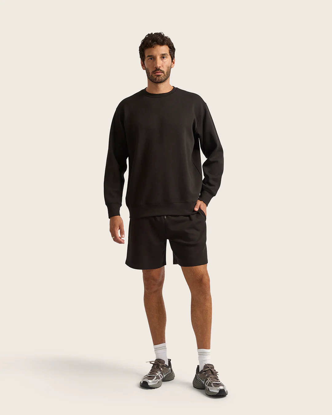 Men's Sweat Shorts 6" - Black