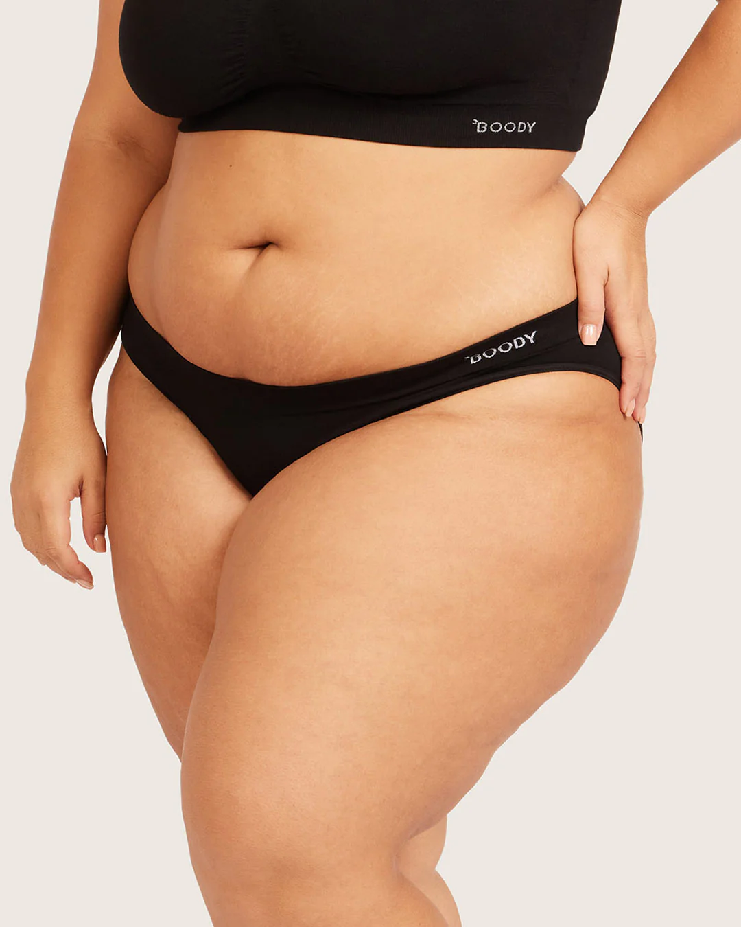 Period & Leak Proof - Classic Bikini - Light - Moderate - Black - Image 16