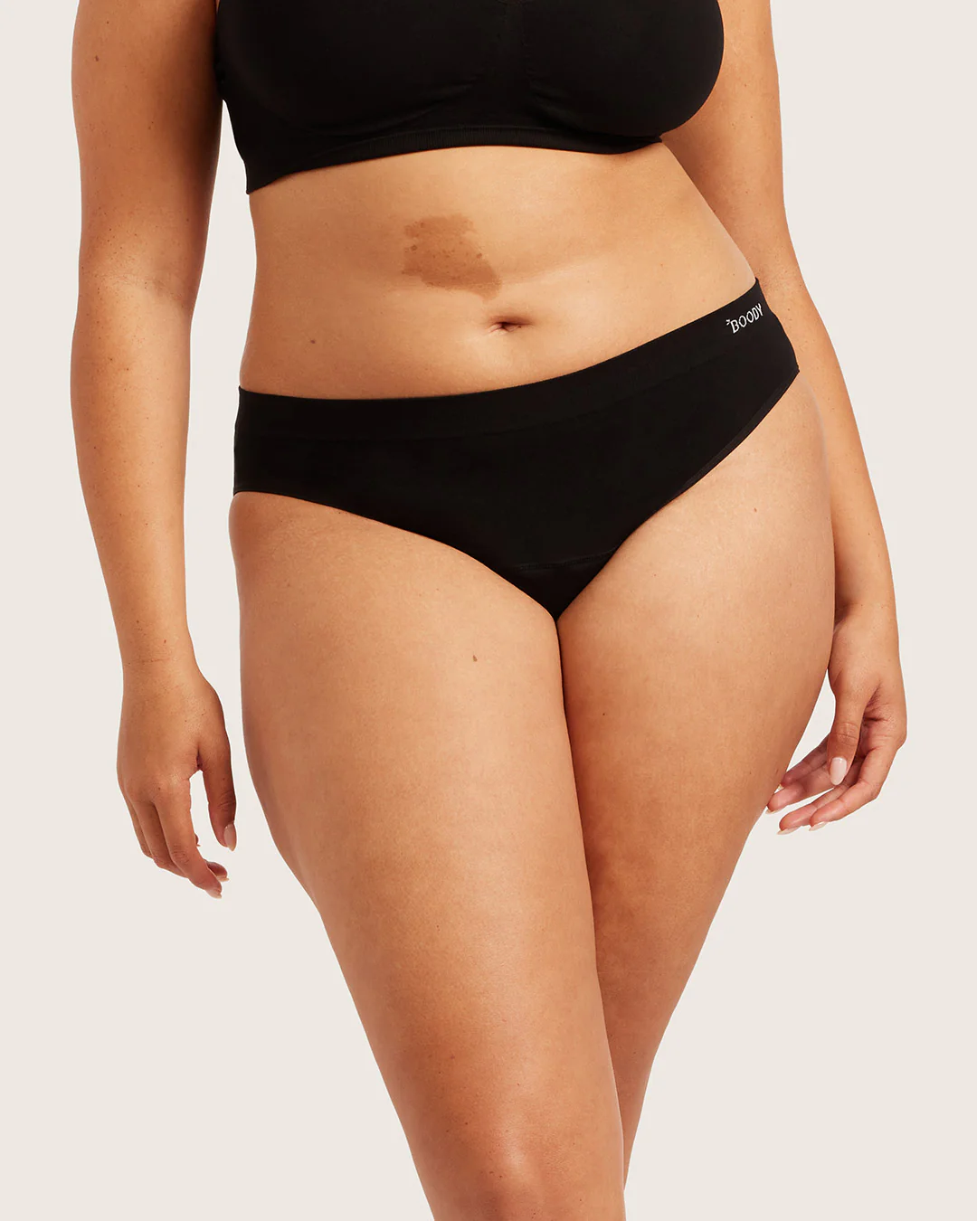 Period & Leak Proof - Classic Bikini - Moderate - Heavy - Black - Image 5