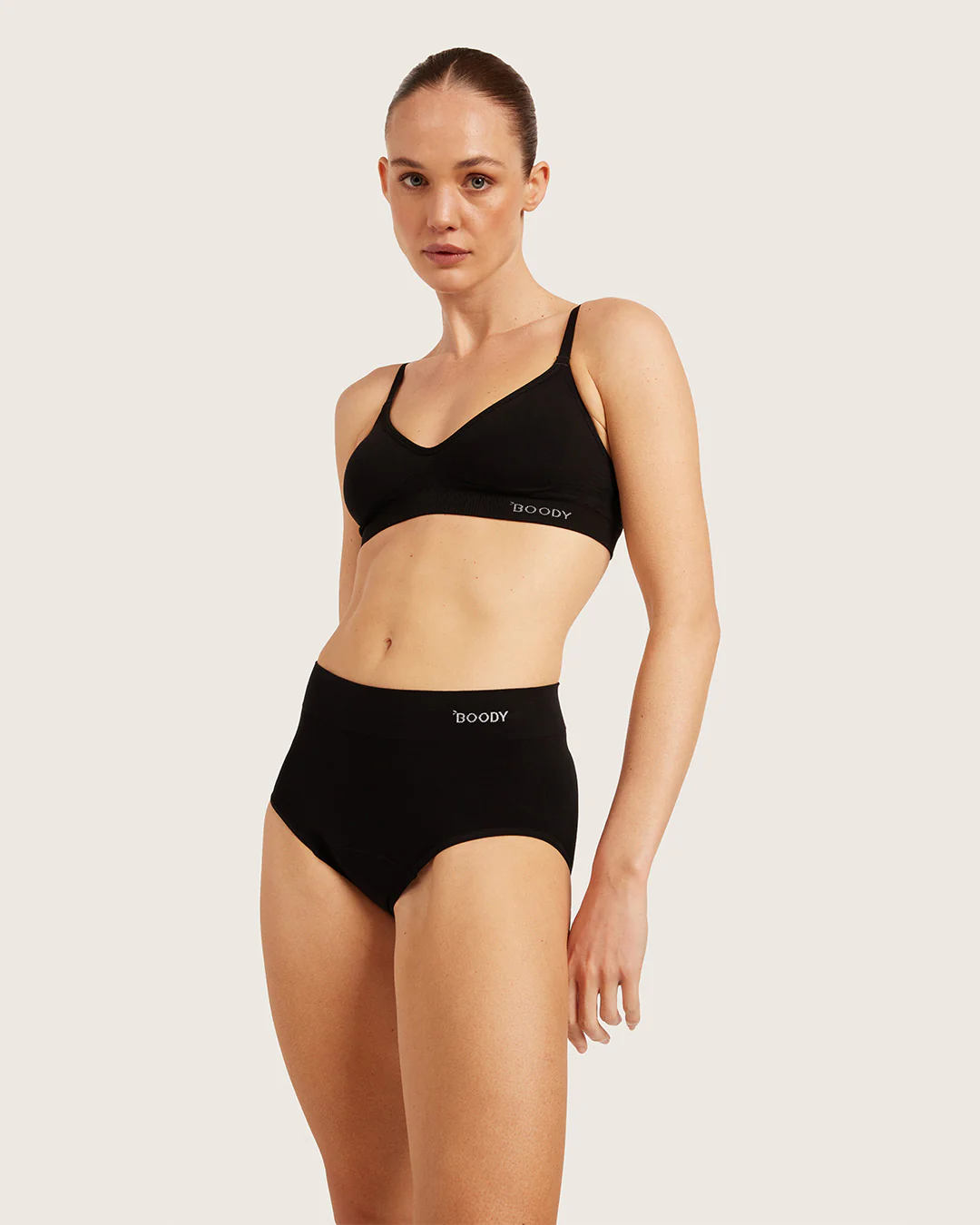 Period & Leak Proof - Full Briefs - Light - Moderate - Black - Image 31