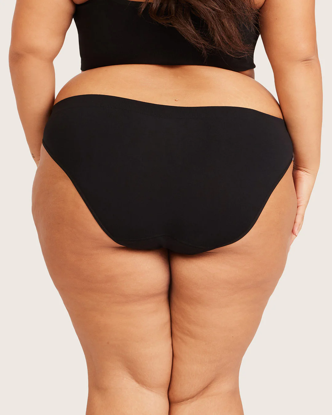 Period & Leak Proof - Hipster Bikini - Light - Black - Image 14