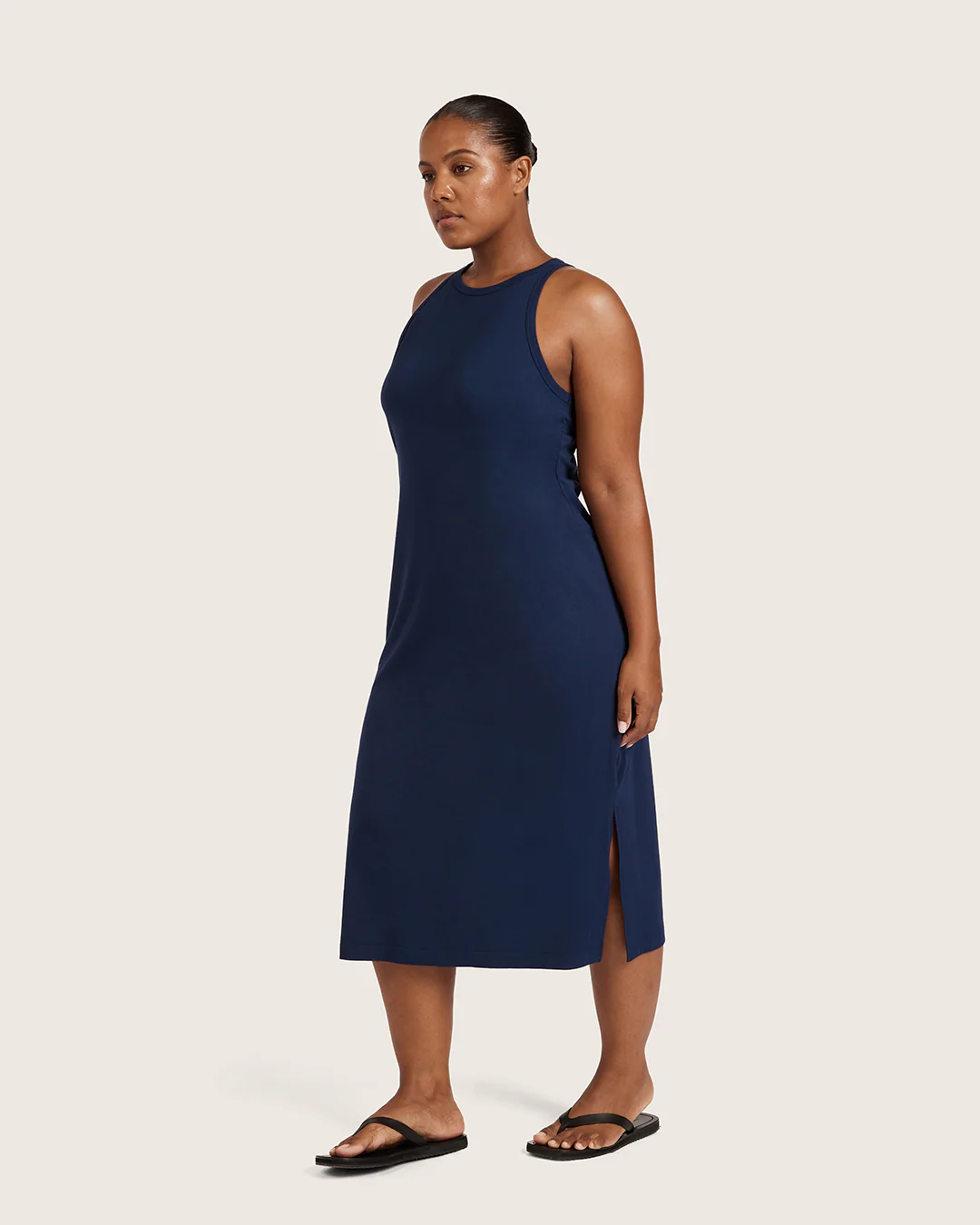 Racerback Dress - Navy - Image 12