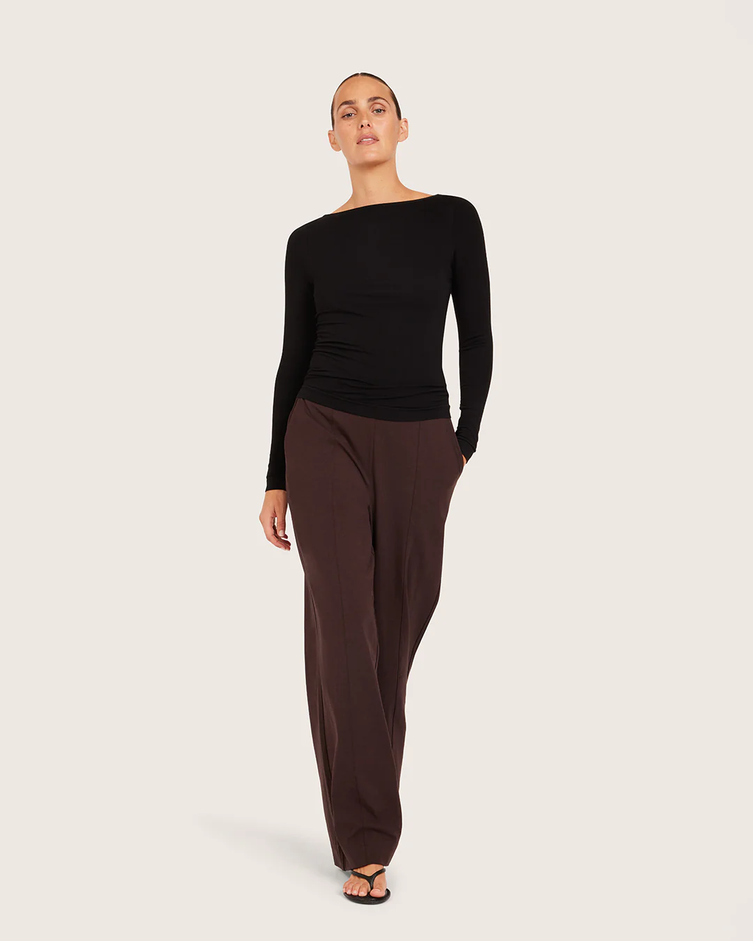 Relaxed Leg Pants - Regular - Carob - Image 8