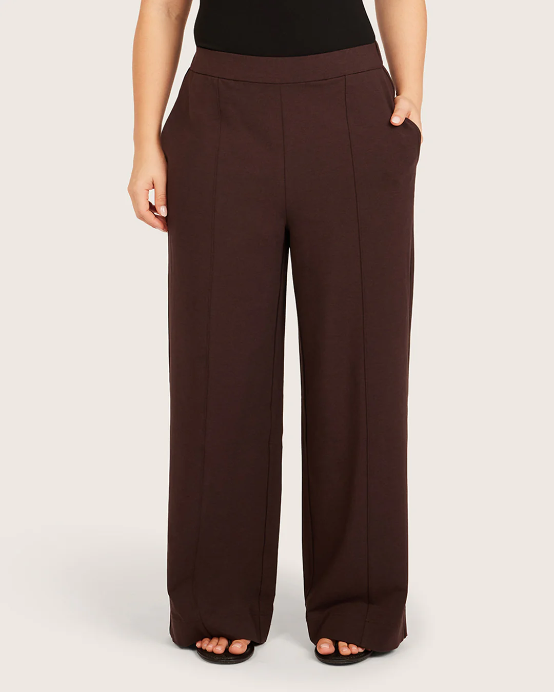 Relaxed Leg Pants - Short - Carob - Image 8
