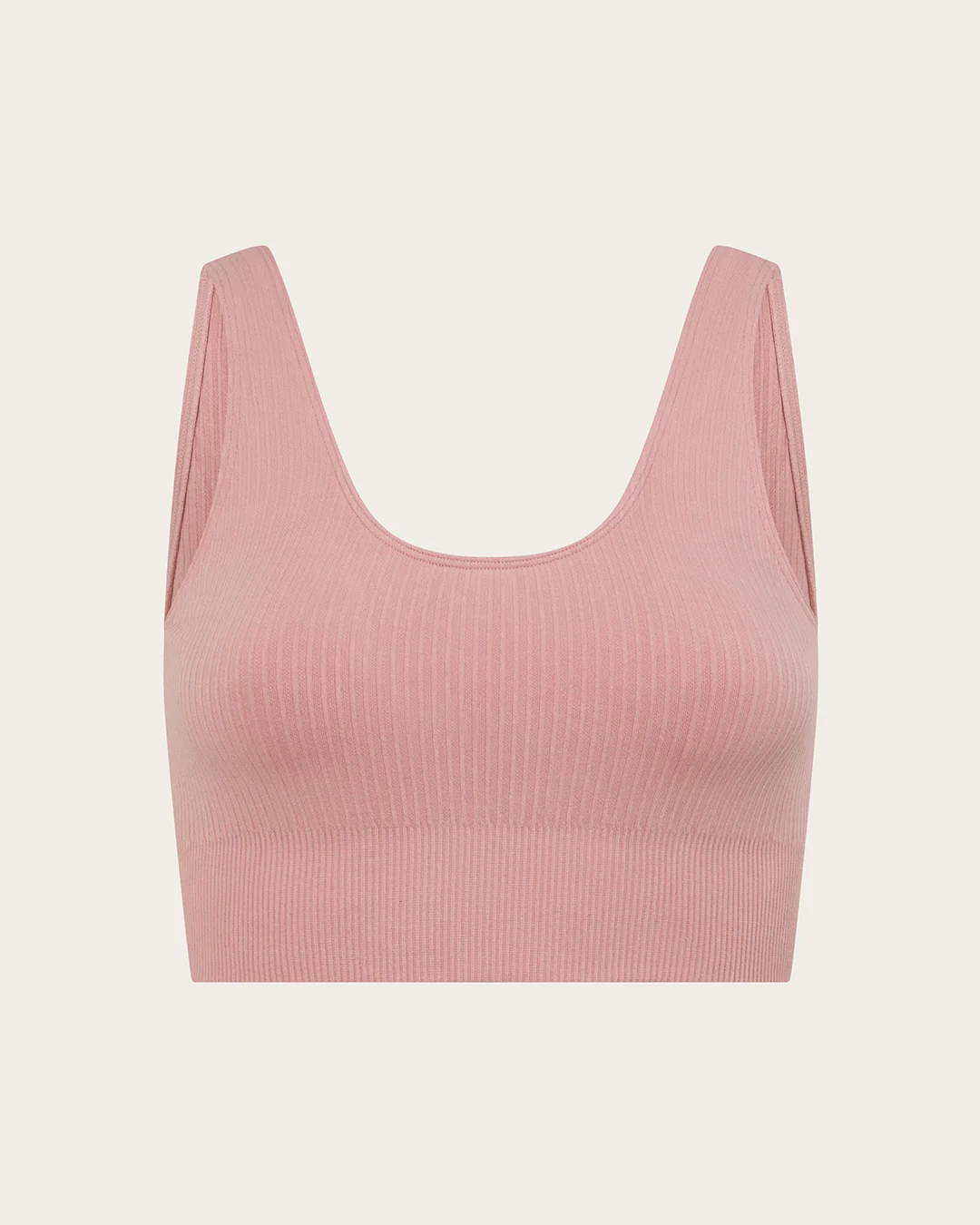 Ribbed Seamfree Crop-Dusty Pink - Image 16