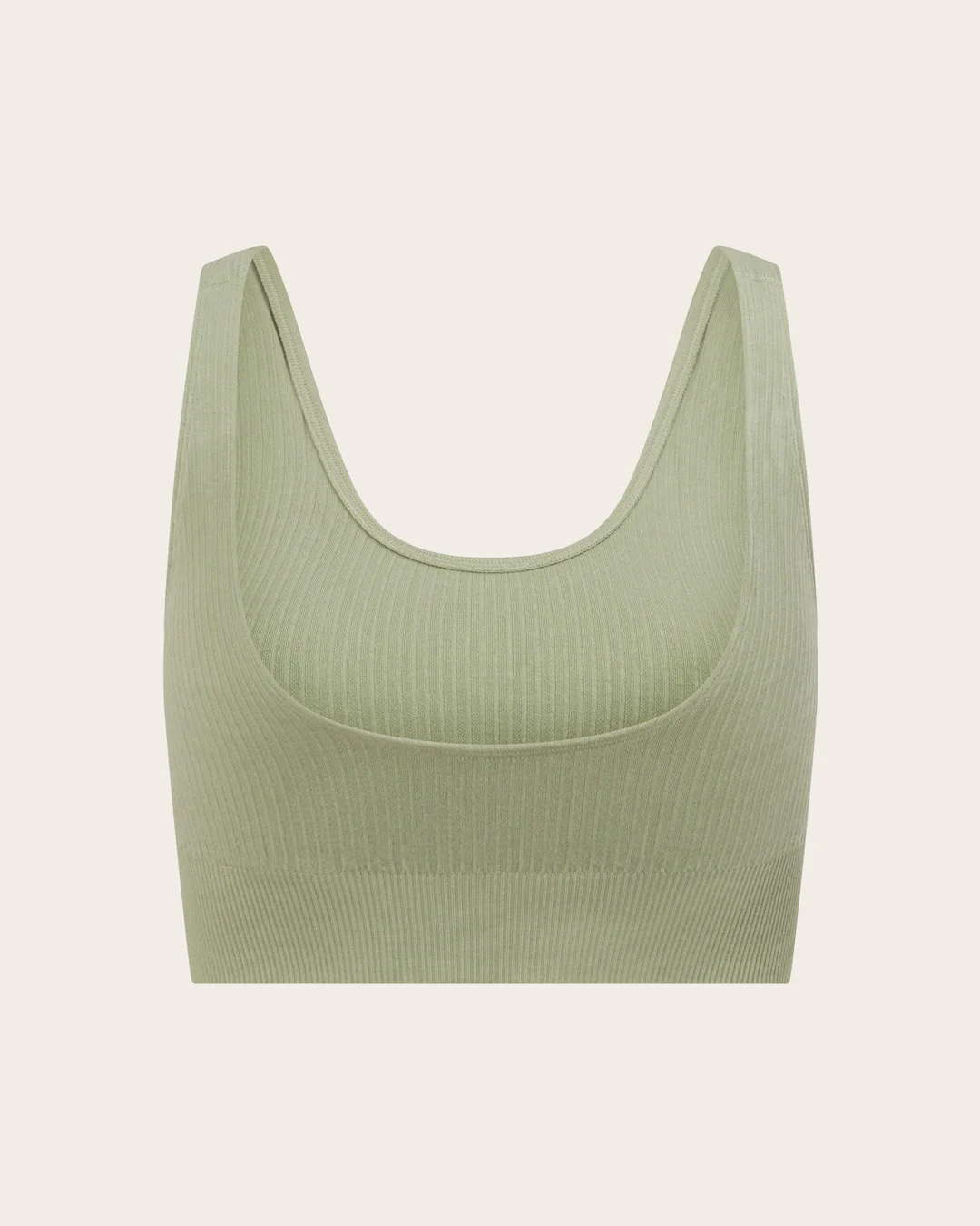 Ribbed Seamfree Crop-Sage - Image 16