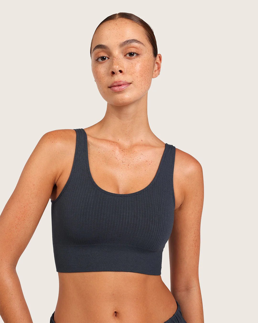 Ribbed Seamfree Crop-Storm - Image 4