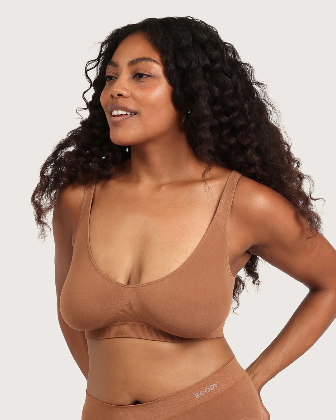 Seamfree Crop Bra - Maple - Image 8