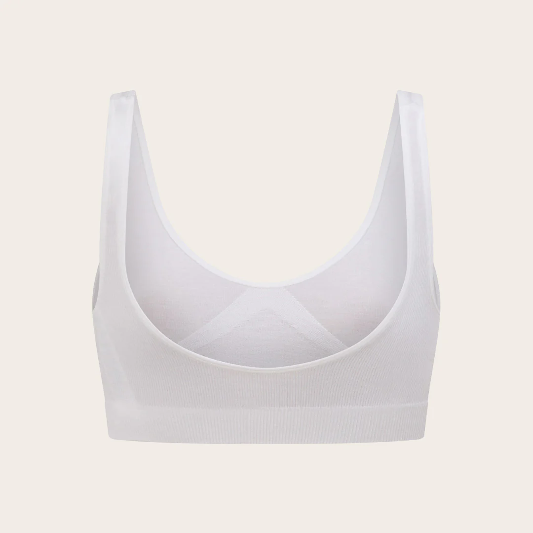 Seamfree Crop Bra - White - Image 15