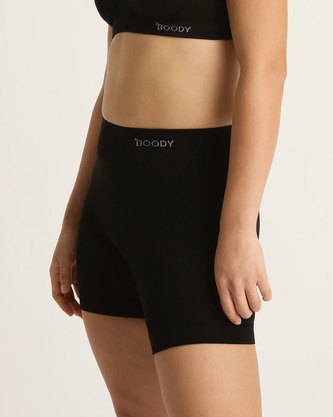Seamfree Undershorts with Pocket 6" - Black - Image 2