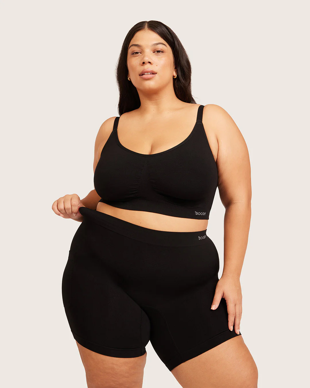 Seamfree Undershorts with Pocket 6" - Black - Image 25