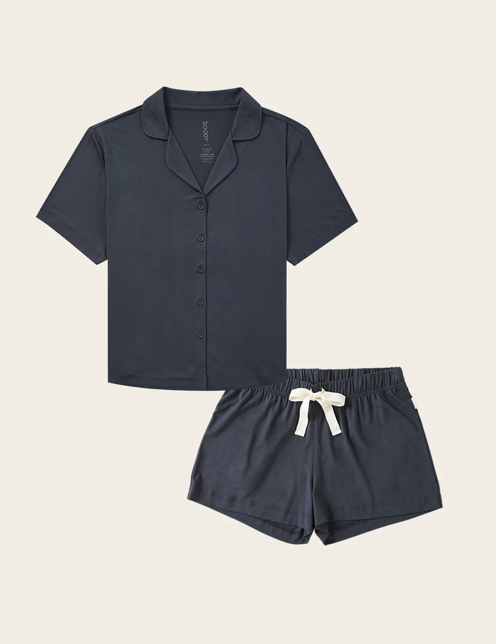 Set Giftbox - Goodnight Short Sleeve Sleep Shirt & Sleep Shorts - Storm - Image 2
