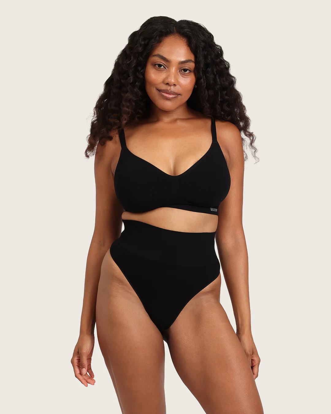 Shaper High Waist G-String - Black - Image 11