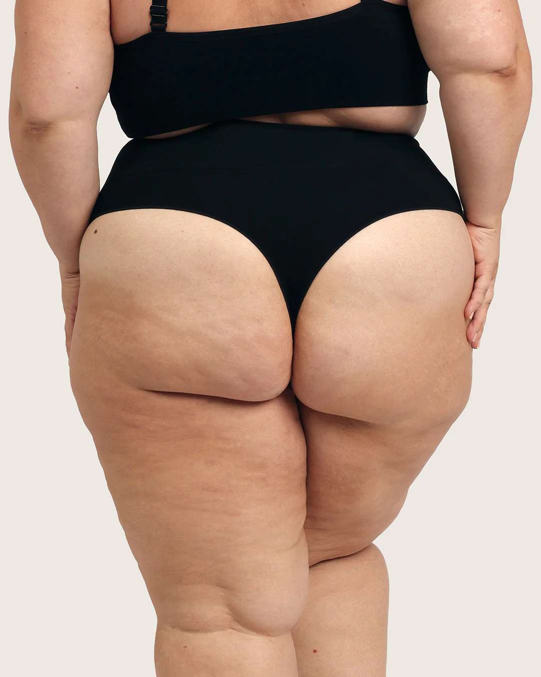 Shaper High Waist G-String - Black - Image 19