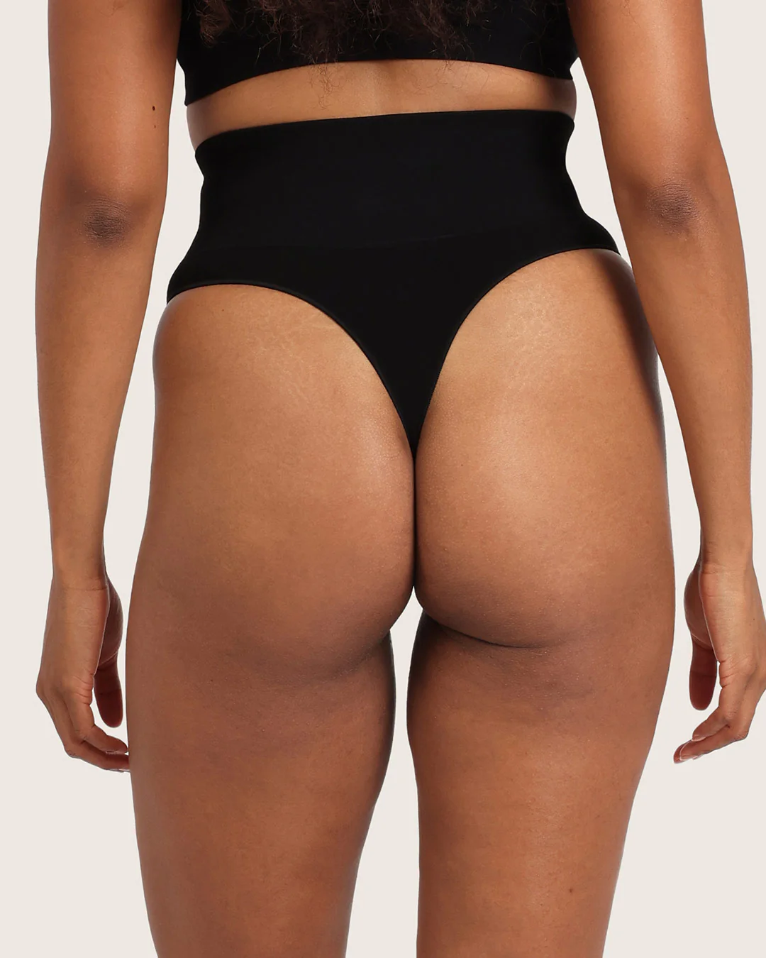 Shaper High Waist G-String - Black - Image 8