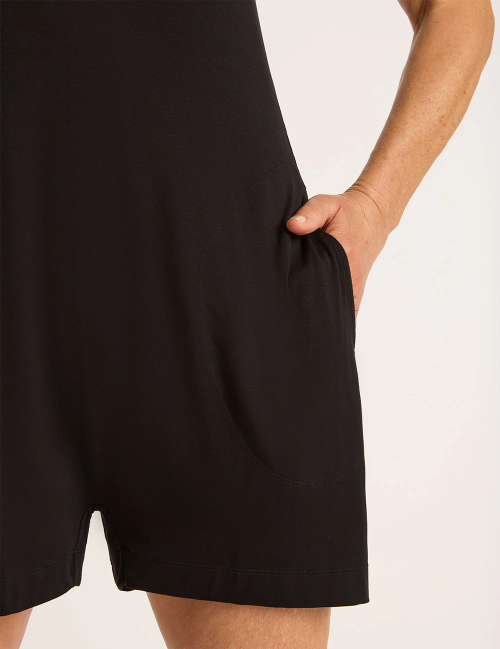 Short Romper - Black - Image 6
