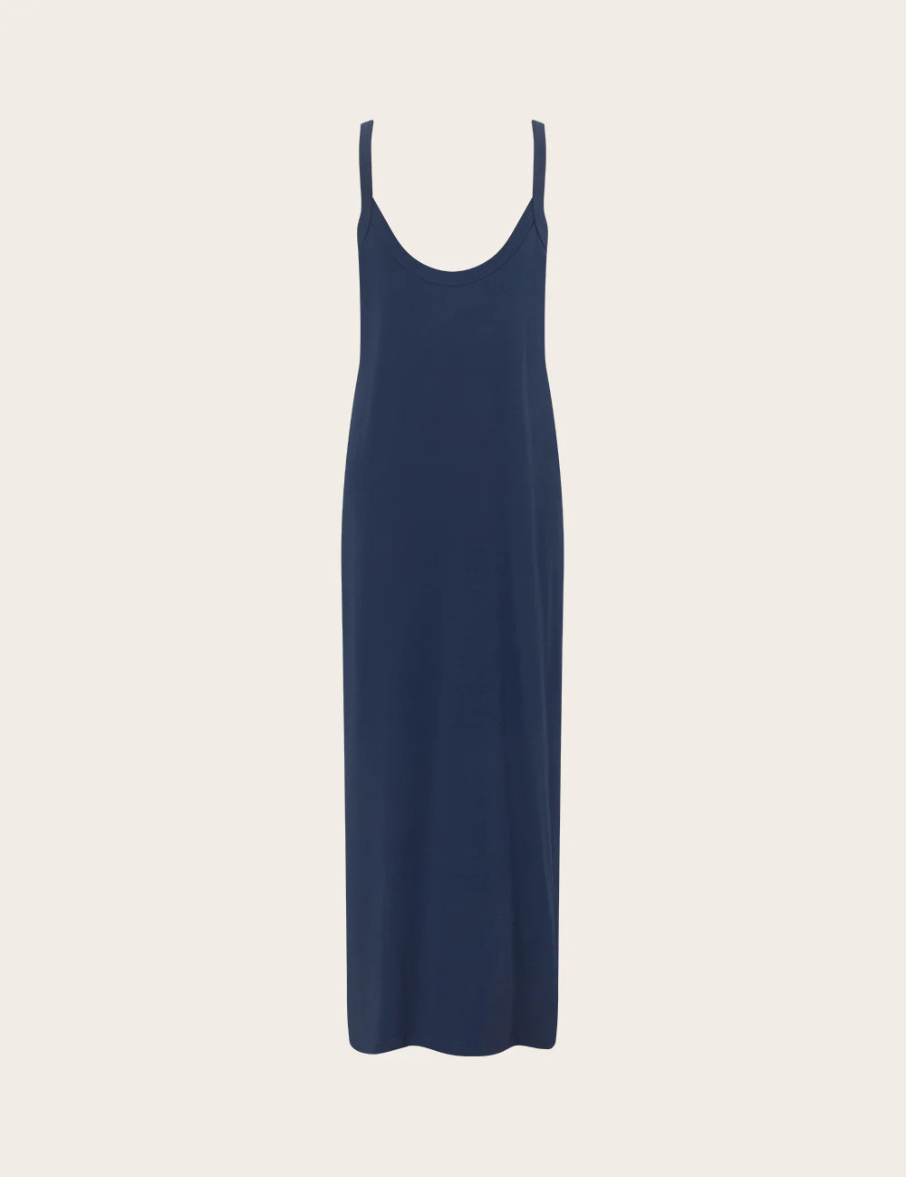V-Neck Slip Dress - Navy - Image 14