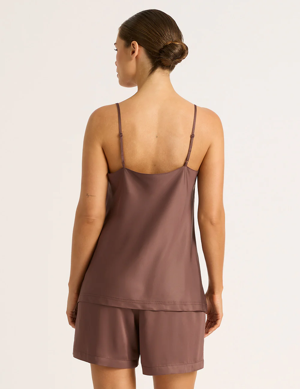Vegan Silk Cami - Garnet - Image 3