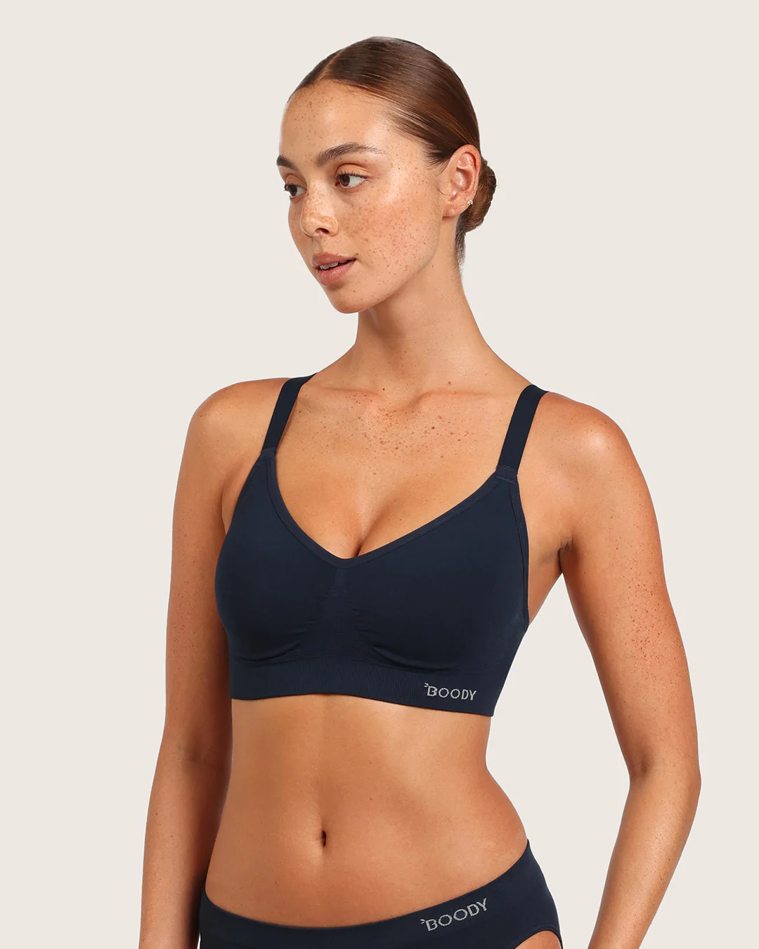 Wireless Full Bust T-Shirt Bra - Midnight - Image 3