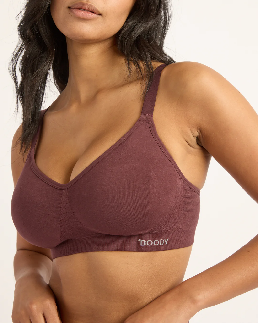 Wireless Full Bust T-Shirt Bra - Mulberry - Image 8