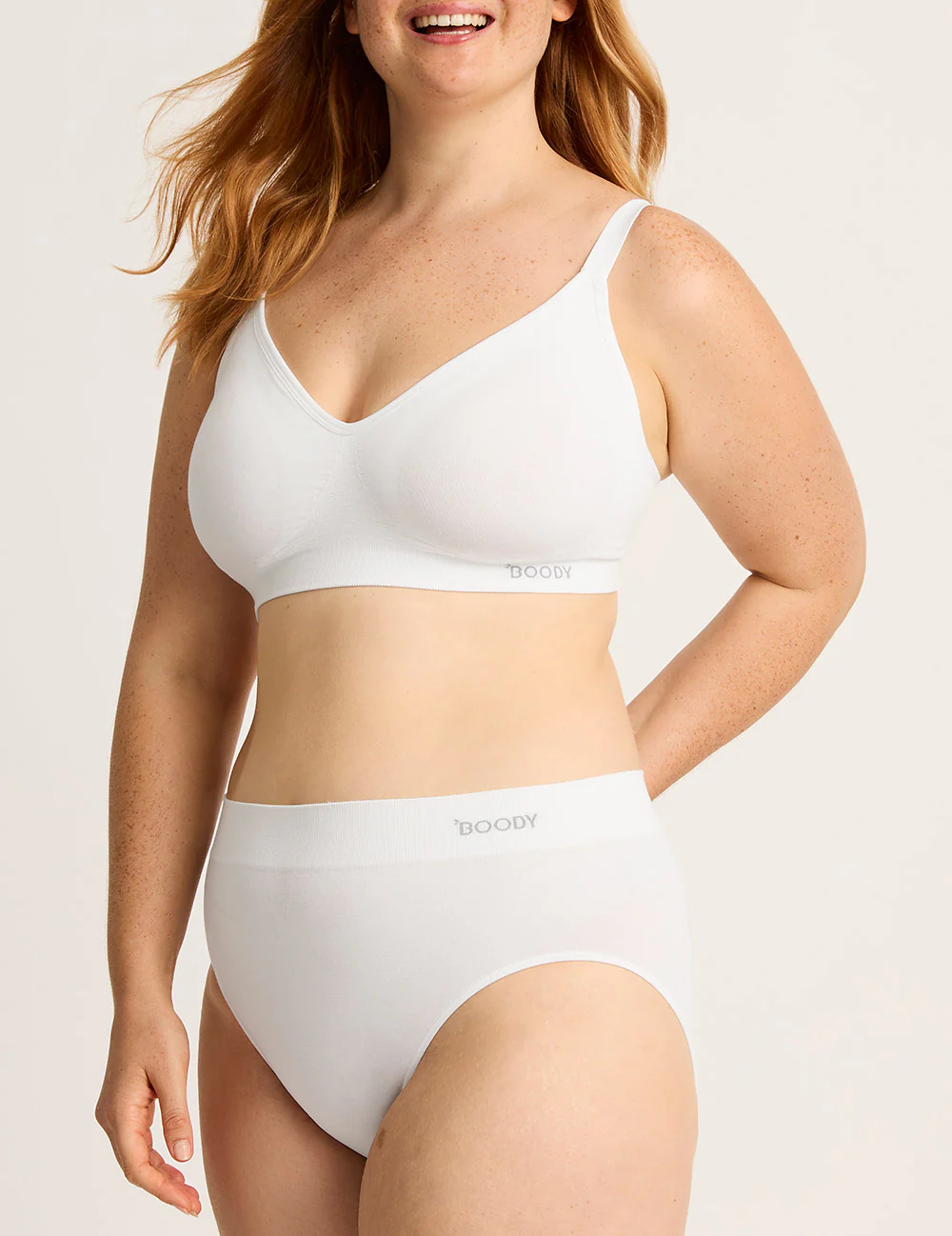 Wireless Full Bust T-Shirt Bra - White - Image 15