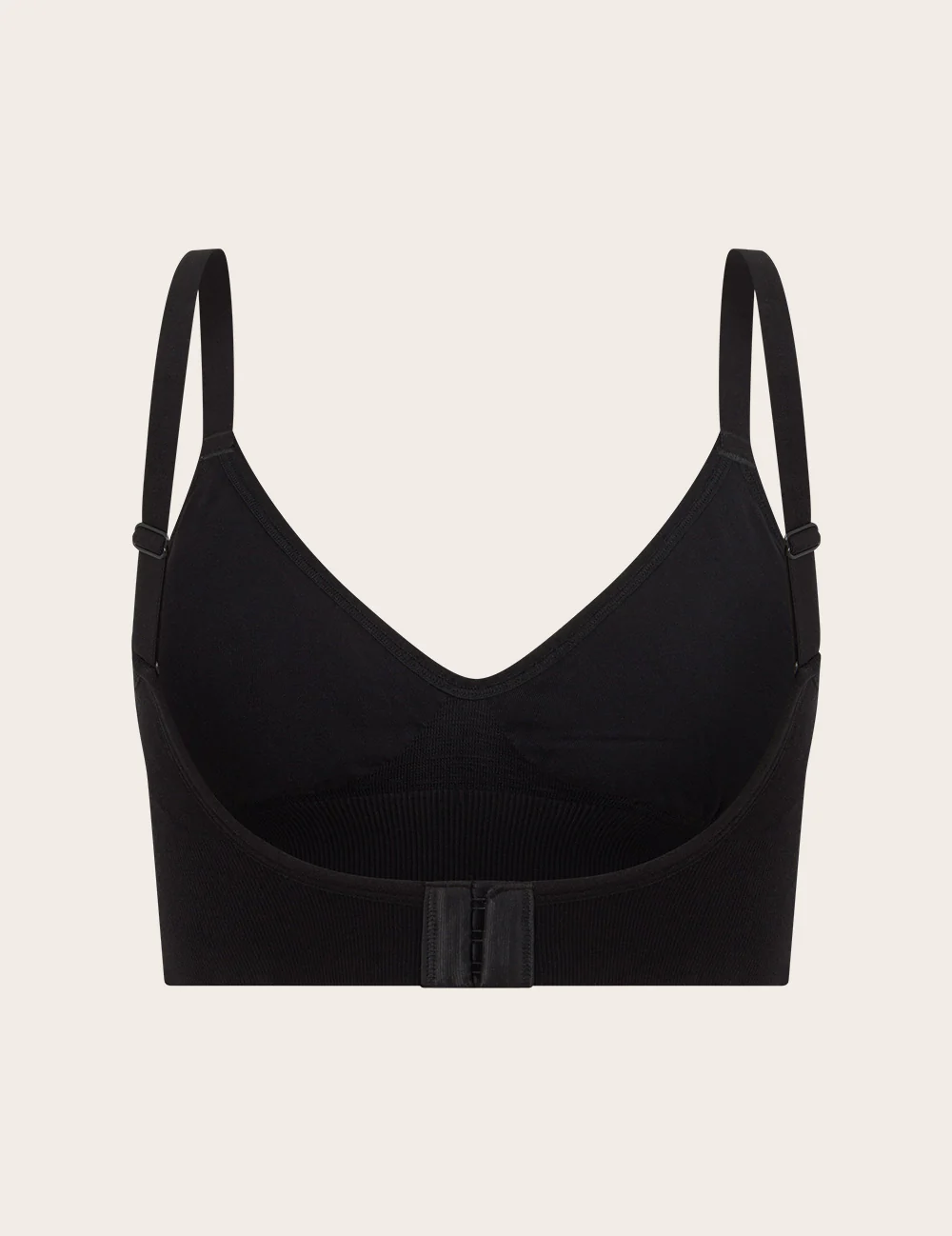 Wireless Low Back Bra - Black - Image 16