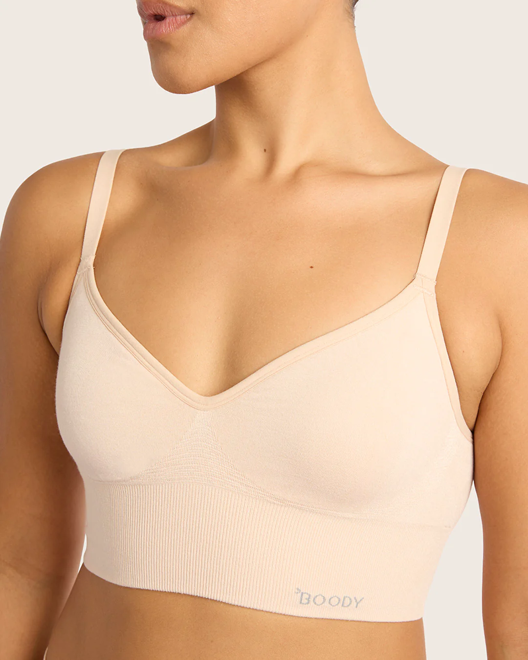 Wireless Low Back Bra - Shell - Image 12