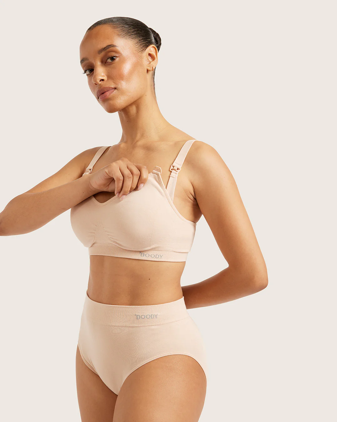 Wireless Maternity Bra - Shell - Image 4