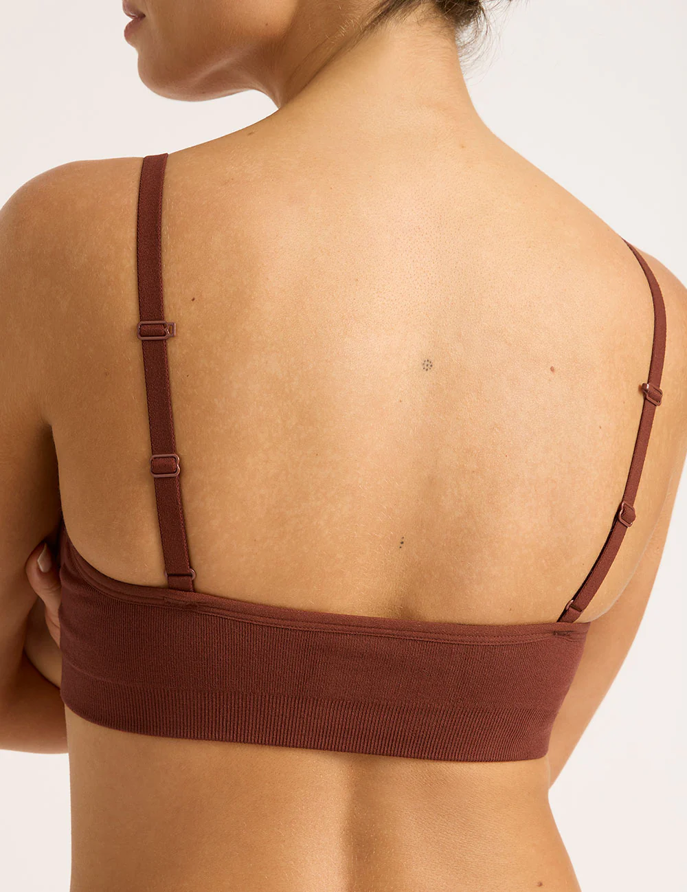 Wireless T-Shirt Bra - Rust - Image 4