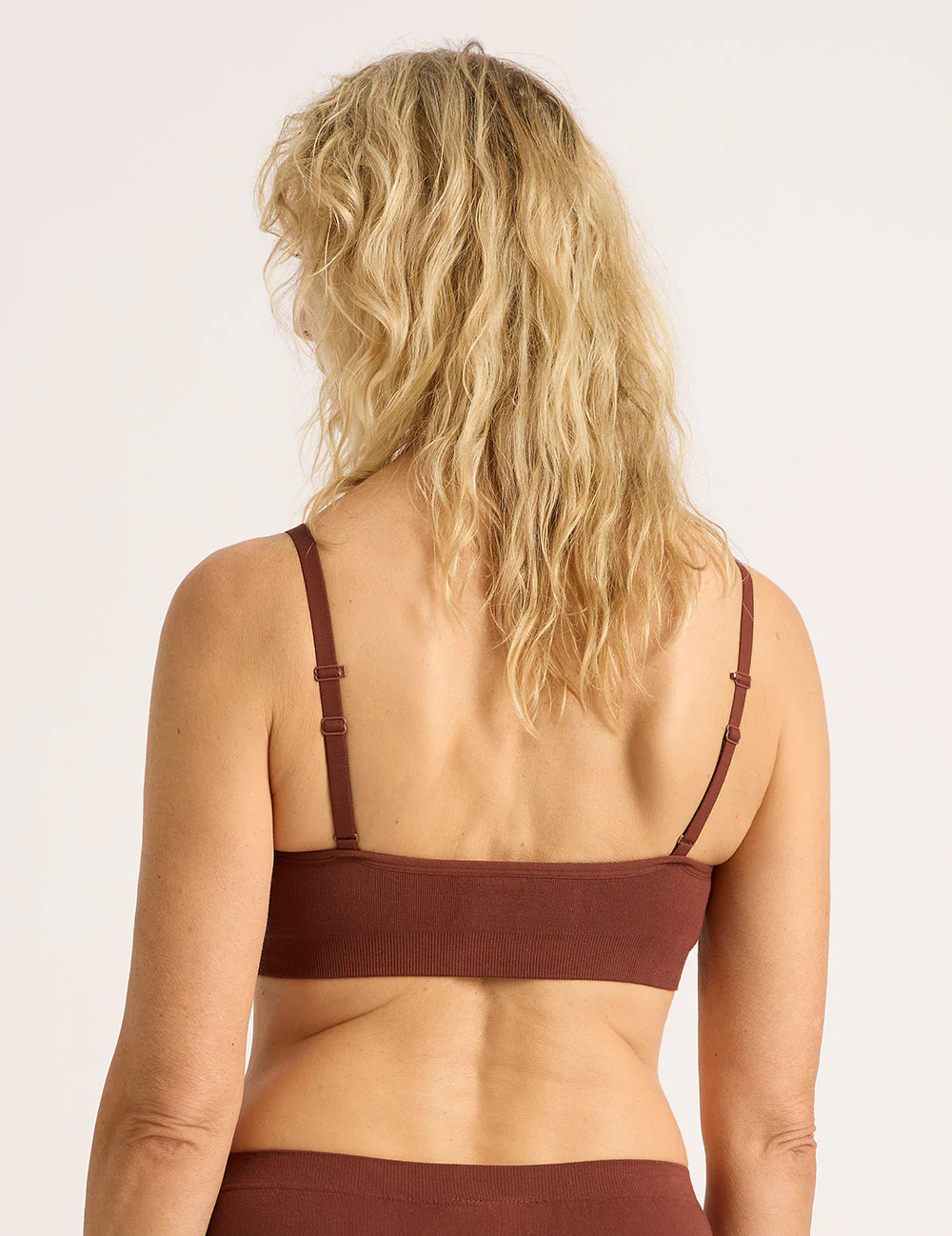 Wireless T-Shirt Bra - Rust - Image 9