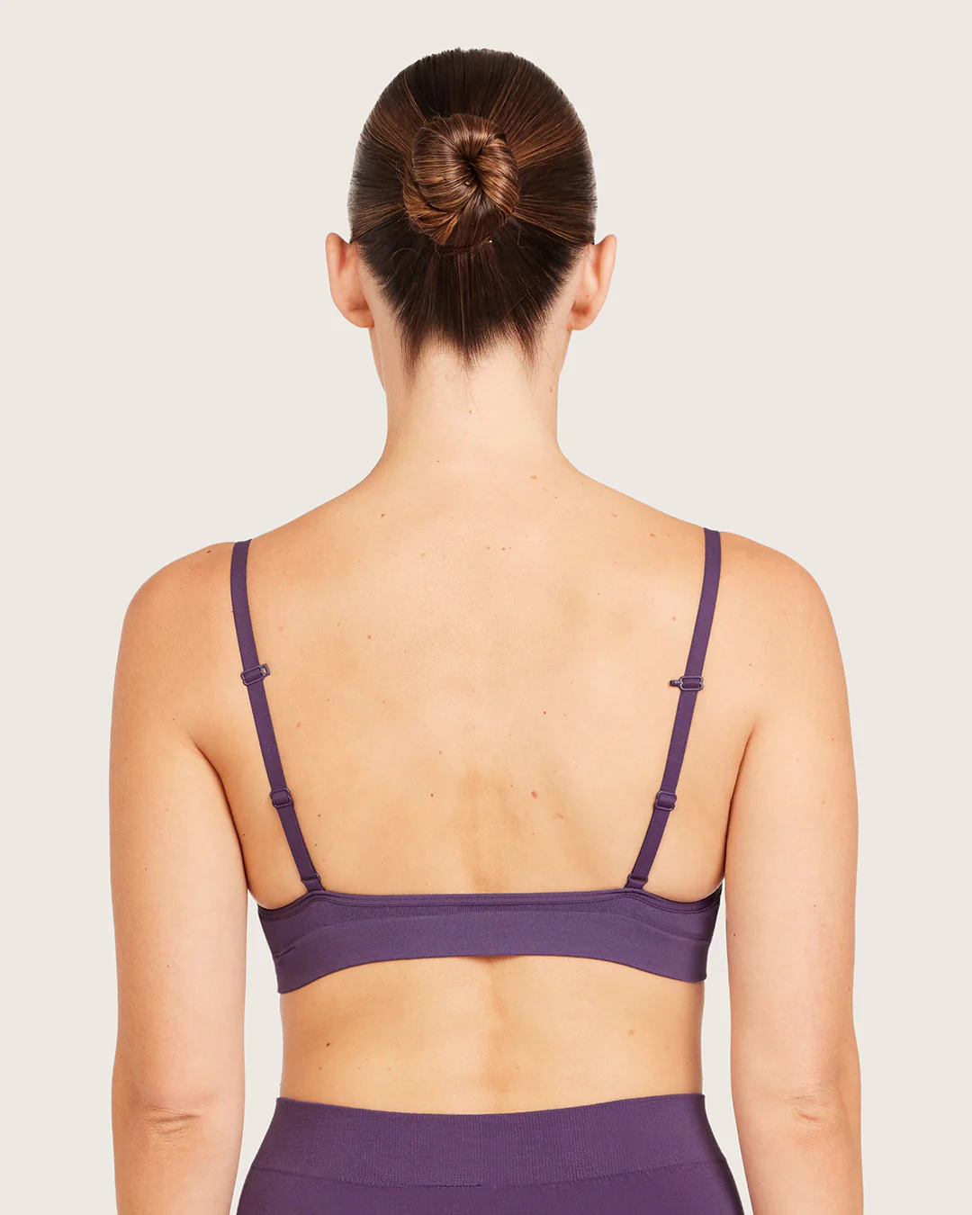 Wireless T-Shirt Bralette - Amethyst - Image 2