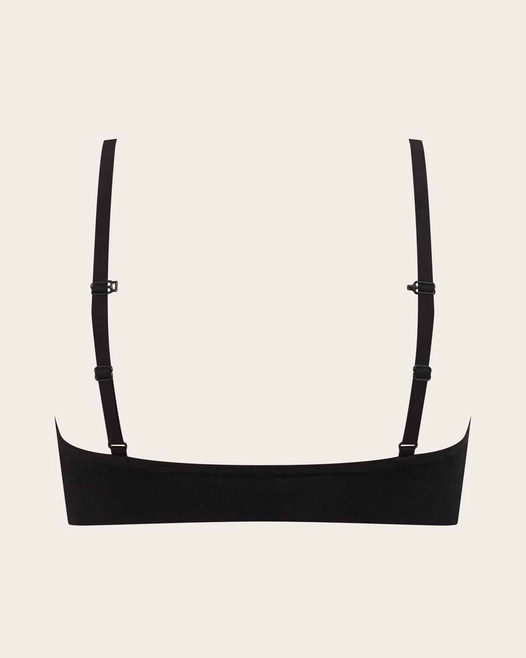 Wireless T-Shirt Bralette - Black - Image 7