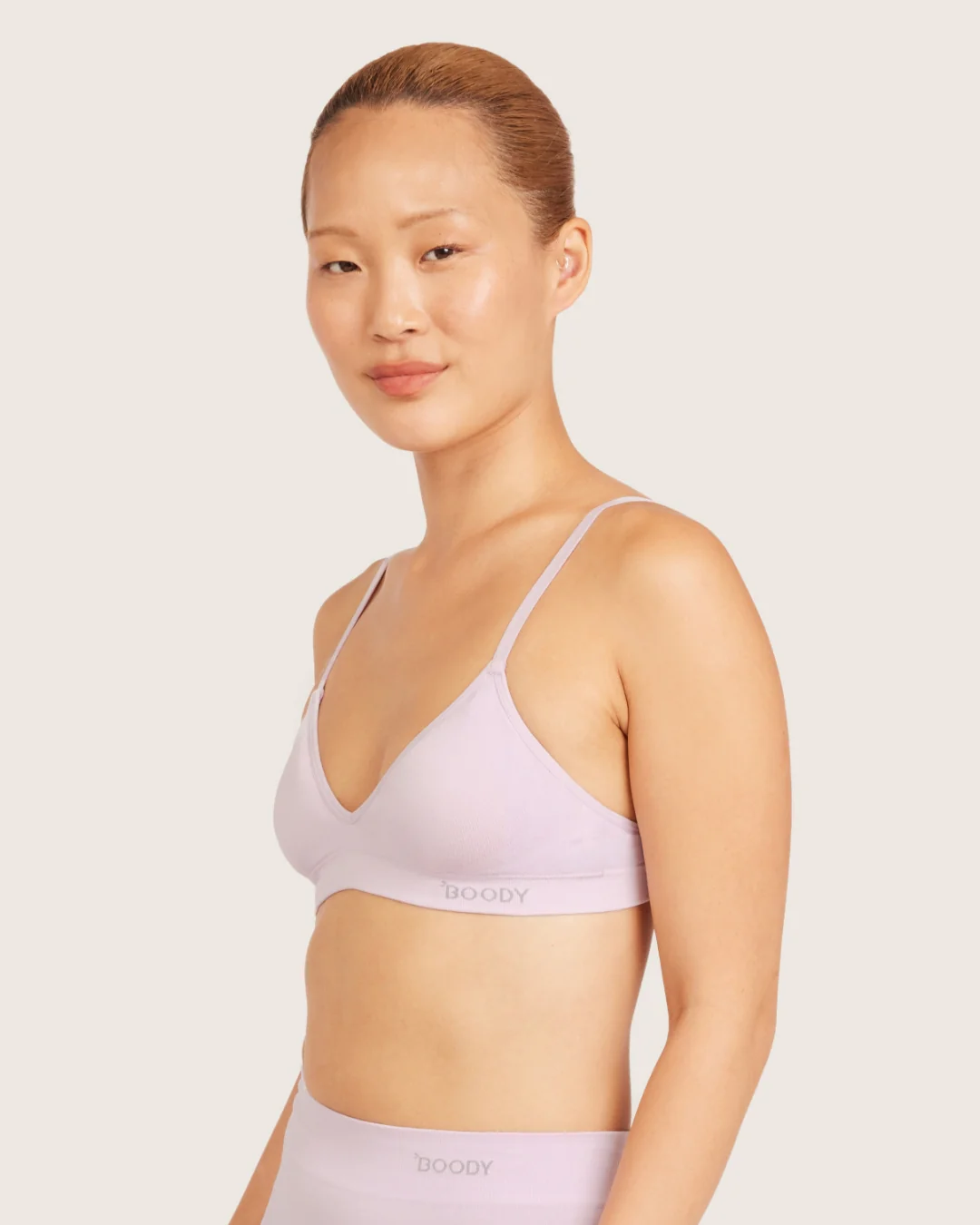 Wireless T-Shirt Bralette - Shell - Image 14
