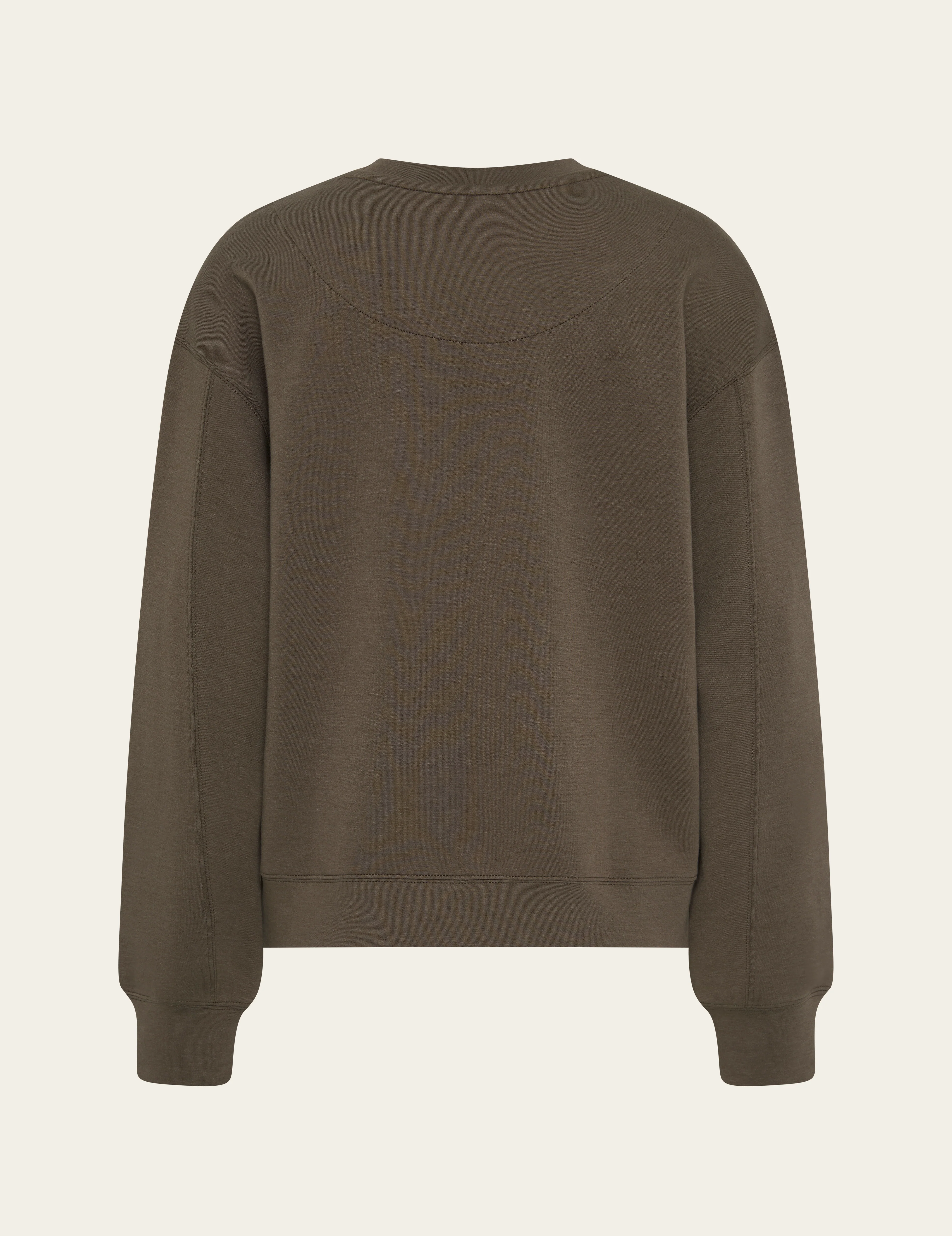 Women's Crew Neck Sweater - Oyster - Image 10