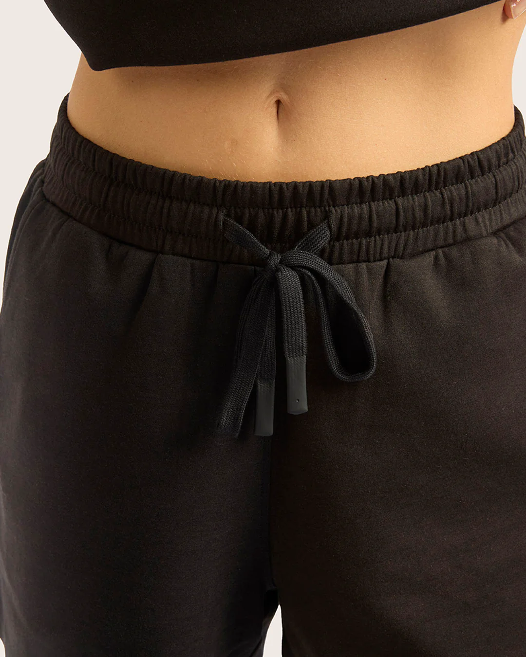Women's Sweat Shorts 3" - Black - Image 5